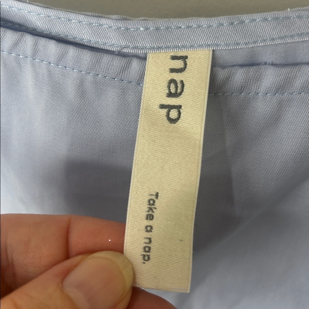 NWT NAP Slip Nightgown Light Blue Size Large - Picture 4 of 13